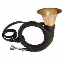 Cor de chasse avec habillage en cuir synthétique