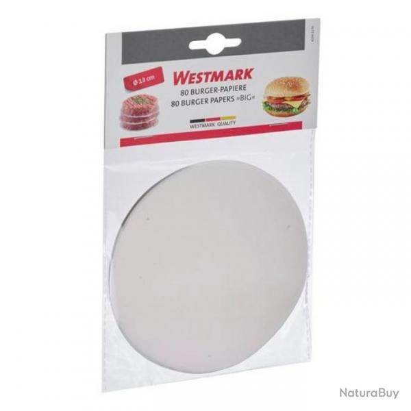 Lot de 80 papiers de sparation pour presse  steak [Westmark]