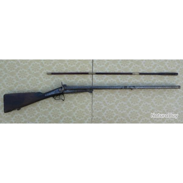 Fusil de chasse juxtapos a broche cal 12