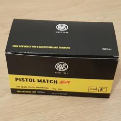 Balles RWS pistol match SR x500