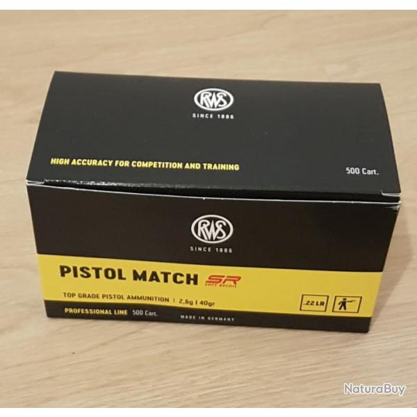 Balles RWS pistol match SR x500