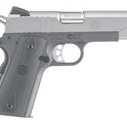 RUGER - PISTOLET SR1911 .9MM LWGT COMMANDER 4.25" 9+1CPS STAINLESS STEEL (2C)