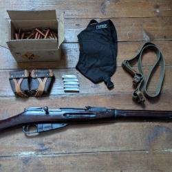 Mosin Nagant 1891/30 1943 + accessoires + 100 munitions de surplus