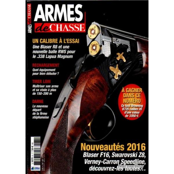 armes de chasse 61 iwa 2016 ses nouveauts , stopvis verney-caron, darne, tirer loin , 338 lapua mag