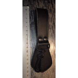 Mousqueton de ceinture en cuir