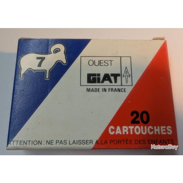 boite de 20 cartouches 7mm TCU - GIAT