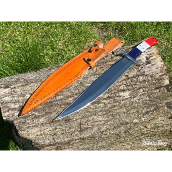 Gigantesque bowie forg LLF 47.5cm dition patriote enchre