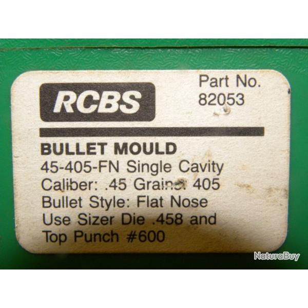 MOULE A BALLE RCBS 45- 405 FN