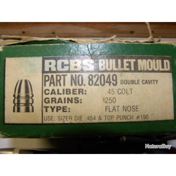 MOULE A BALLE RCBS 45 COLT