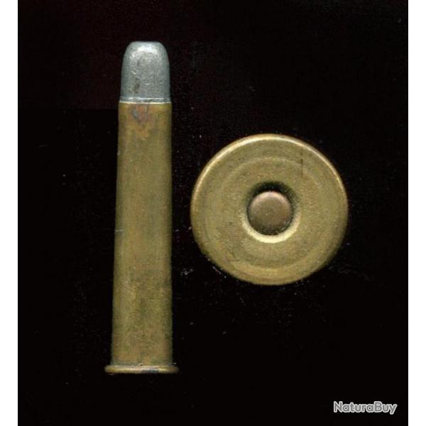 .40-60 Marlin - RARE - tu laiton dei 53 mm - petite amorce cuivre - back powder