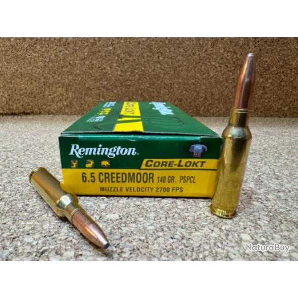 40 Cartouches, 2 Boites  Remington core-lokt c/6,5 creedmoor - pspcl - 140 grains