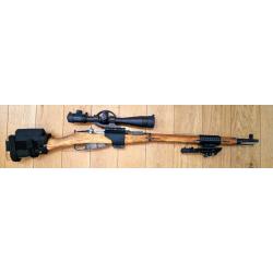 Adaptateur droit pour Lunette sur rails picatinny pour Mosin Nagant Sniper