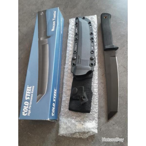 COLD STEEL Recon Tanto Collection VINTAGE made in Japan Neuf  Tactique Survie Bushcraft Combat