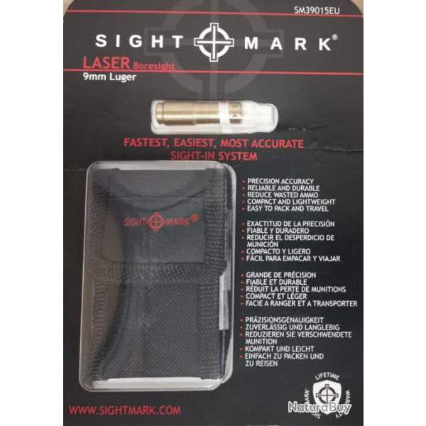 Douille laser SIGHTMARK - Calibre 9mm Luger / Boresight