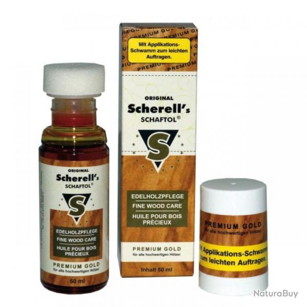 Huile pour bois SCHERELL'S SCHAFTOL premium gold - Incolore - 50ml