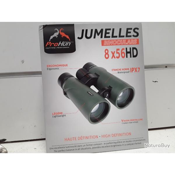 11002 JUMELLES PEOHUNY 8X56 HD VERT NEUF