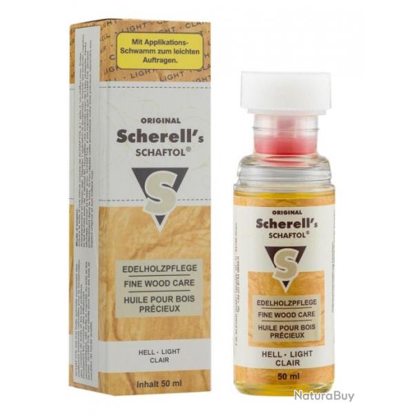 Huile SCHERELL'S SCHAFTOL pour bois clair - 50ml