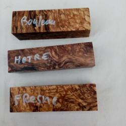 Blocs de bois pour la coutellerie