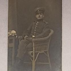 Carte photo soldat Prussien guerre 14/18