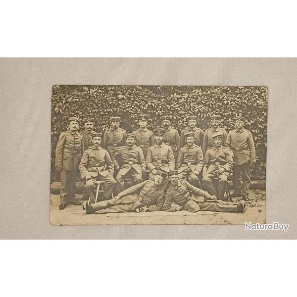 Carte photo groupe soldat allemand prussiens 14/18