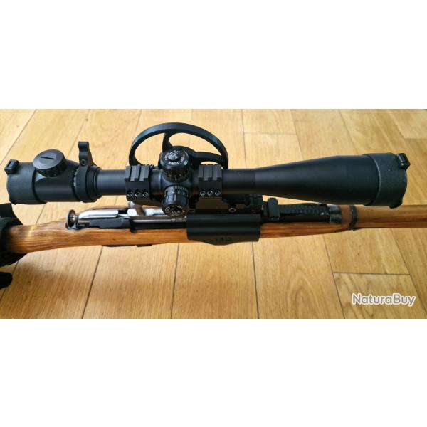 Adaptateur droit + collier monobloc Lunette + Appuie joue - Mosin Nagant