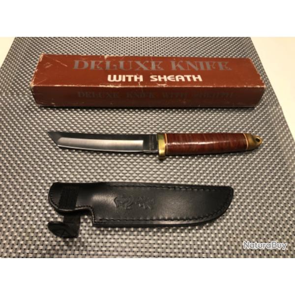 Couteau DELUXE KNIFE with sheath collection