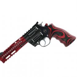 KORTH - REVOLVER NXA 8 COUPS 6 - Calibre 357 MAG rouge/noir