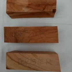 Blocs de bois de cerisier pour coutellerie