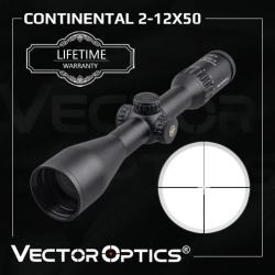 Vector Optics Continental 2-12X50 SFP SCOM-15 Paiement en 3 ou 4 fois - LIVRAISON GRATUITE !!