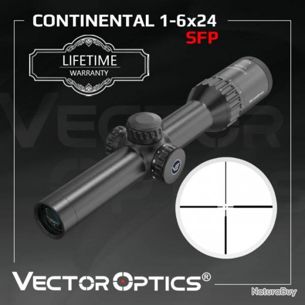 Vector Optics Continental 1-6X24 SFP SCOC-23 Paiement en 3 ou 4 fois -