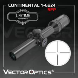 Vector Optics Continental 1-6X24 SFP SCOC-23 Paiement en 3 ou 4 fois - LIVRAISON GRATUITE !!