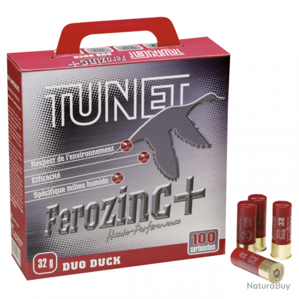 Cartouches Tunet Duo Duck HP - Cal. 12/70 - 4/5 mlang / Par 5