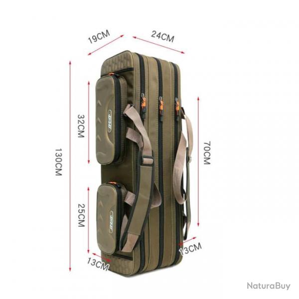 tui canne  pche Pro Pack 2/3/4 emplacements - 1.3 M (3 emplacements)