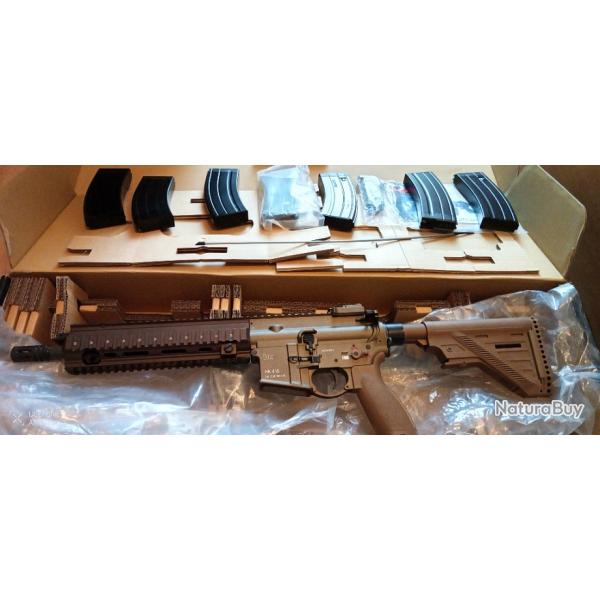 Umarex 6mm hk416 gbbr tan gen 2 +6 chargeurs lot neuf