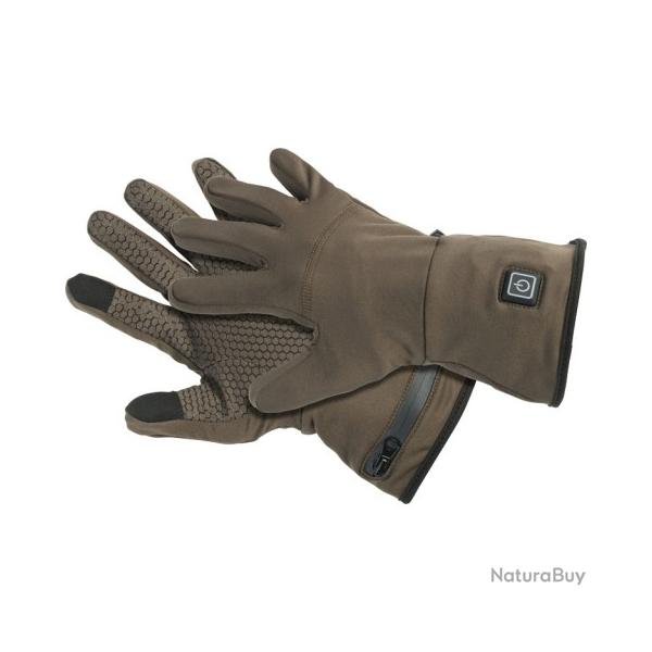 Gants chauffant PROHUNT marron