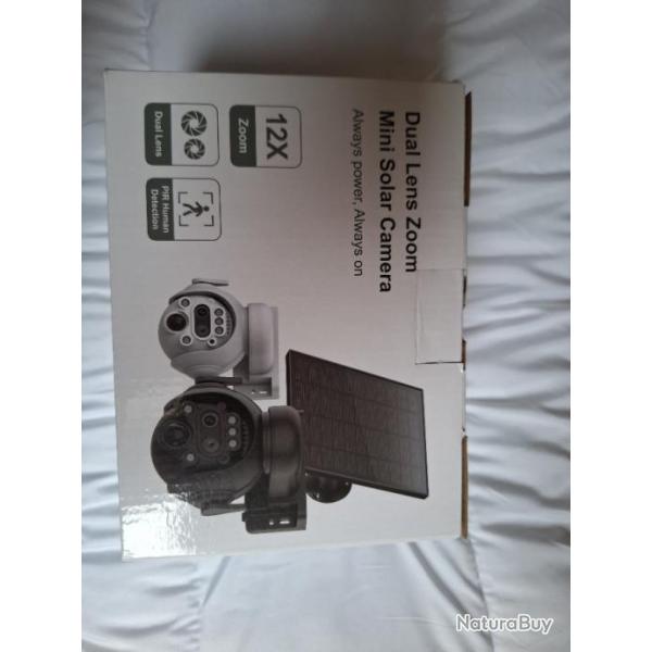 Camra ROG vision live 360+ SD 64 GO+ panneau solaire