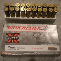 5 boites de balles vides winchester 7 R M POWER POINT