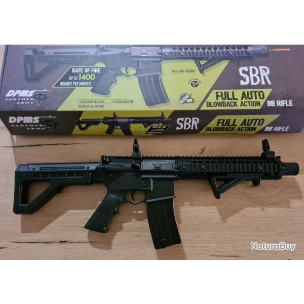 Carabine Crosman DPMS SBR Full Auto CO2 4.5 BBs