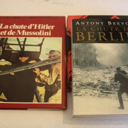 Lot 3 livres chute du nazisme, Hitler, Berlin