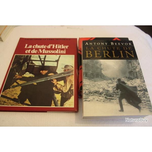 Lot 3 livres chute du nazisme, Hitler, Berlin