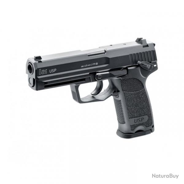 PISTOLET HECKLER & KOCH USP BLACK BLOWBACK CO2 CAL BB/4.5MM