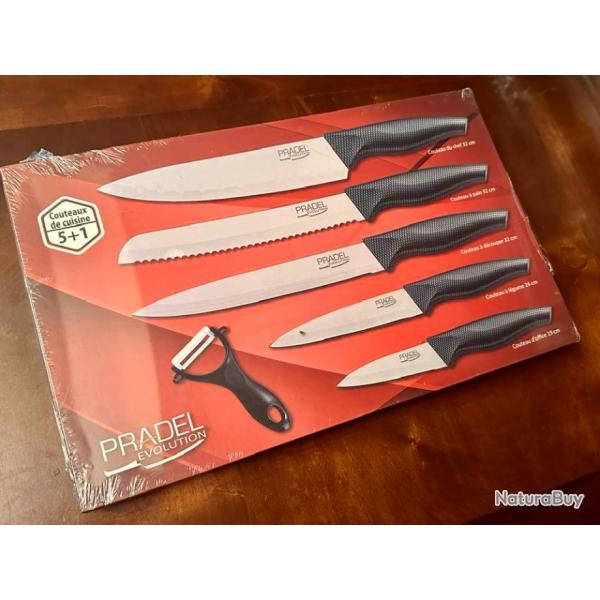 Coffret Couteaux de cuisine PRADEL - 6 pices (4)