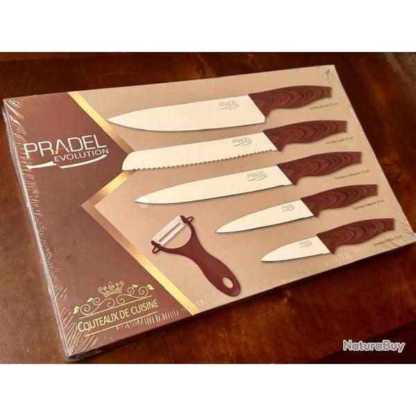 Coffret Couteaux de cuisine PRADEL - 6 pices (6)