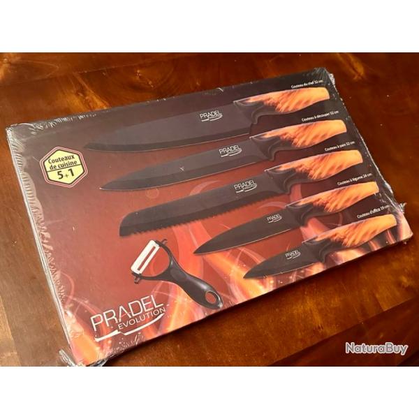 Coffret Couteaux de cuisine PRADEL - 6 pices (8)