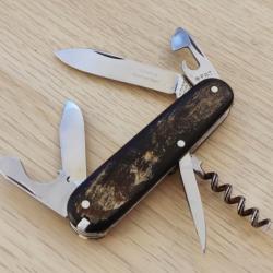 Victorinox couteau suisse Tourist Model 234k Victoria Horn scales 1961-1971 Winterthur