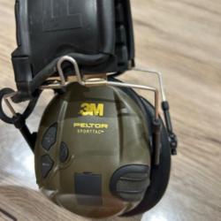 Casque peltor sportac 3M à 1 sans prix de réserve