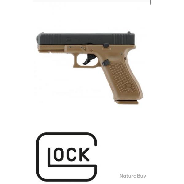 Glock 17 gen 5 coyote 6mm airsoft gaz