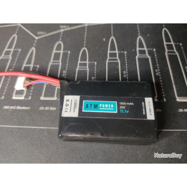 ATM Power Batterie LiPo 11,1V 1300mAh 20C (Deans Large)