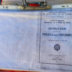 Instruction relative aux tenues et aux uniformes (1958)