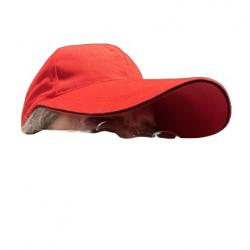 Casquette Haute Qualité Spéciale Pêche Sortie En Mer Coton Rouge Visière 11 CM Protection Solaire